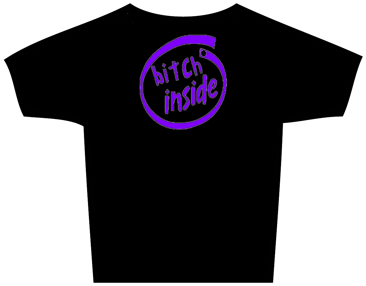 T-Shirt "bitch inside" - Klik op de afbeelding om het venster te sluiten